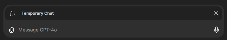 Temporary Chat Notification